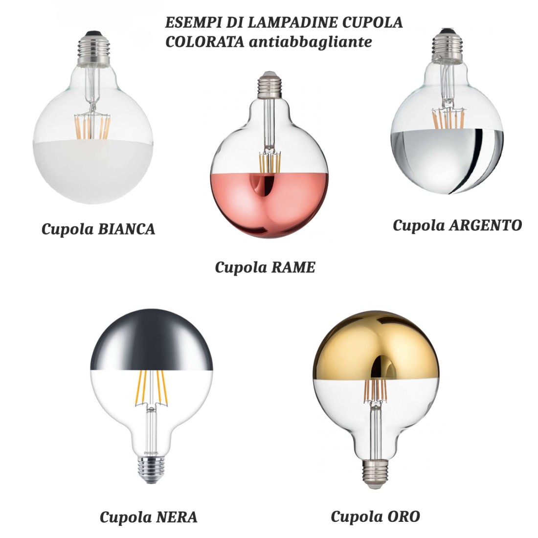 Perenz moderne Deckenleuchte BULB 6680 B LED E27 5-flammig