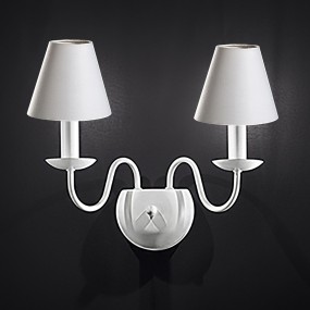 Klassische zeitgenössische Wandleuchte Perenz DUCALE 6266 B E14 LED-Wandleuchte mit Lampenschirmen aus Stoff