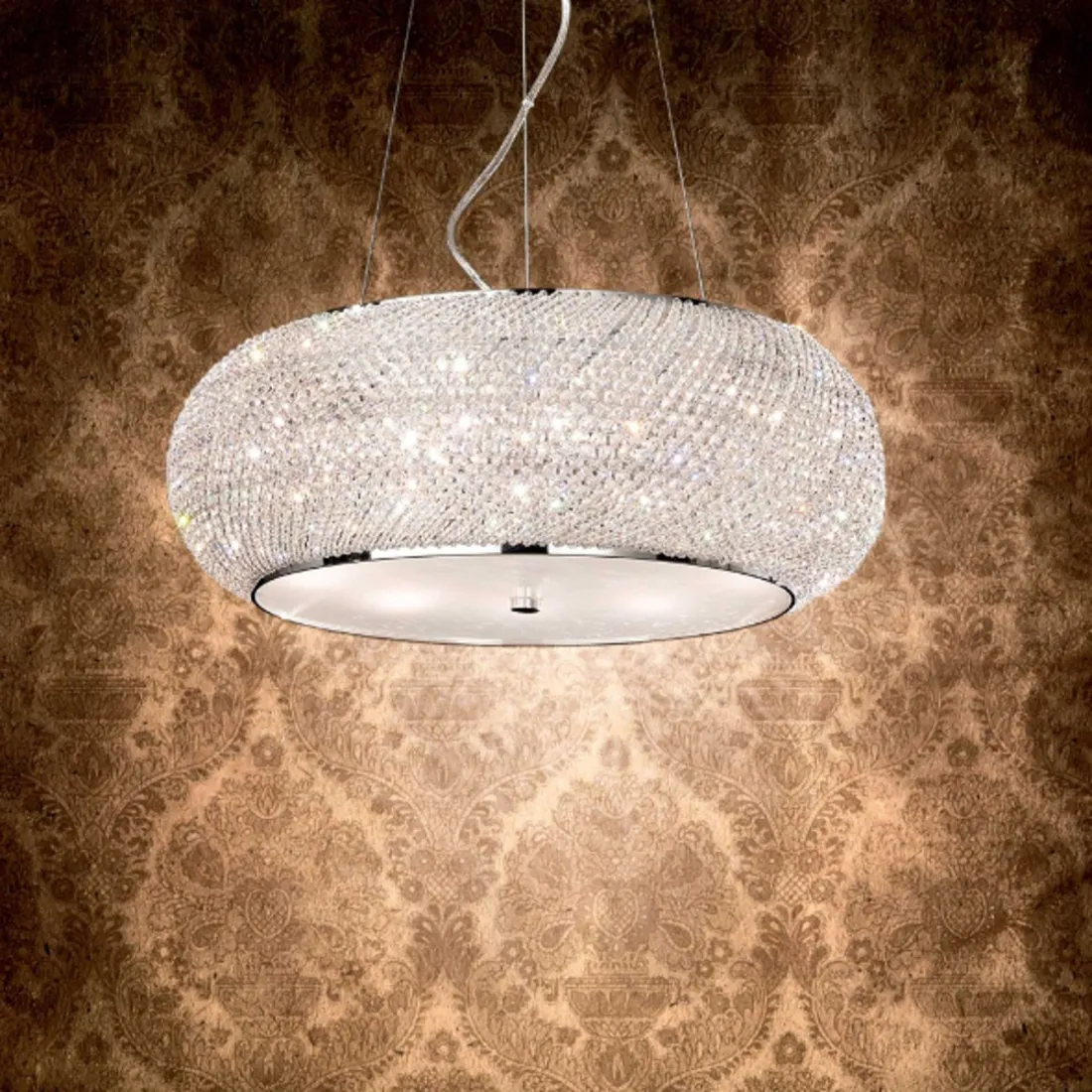 Lampadario moderno Ideal Lux PASHA' SP10 082196 E14 LED