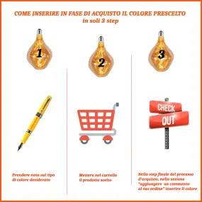 Lampadario rustico Toscot TORINO 826G E27 LED