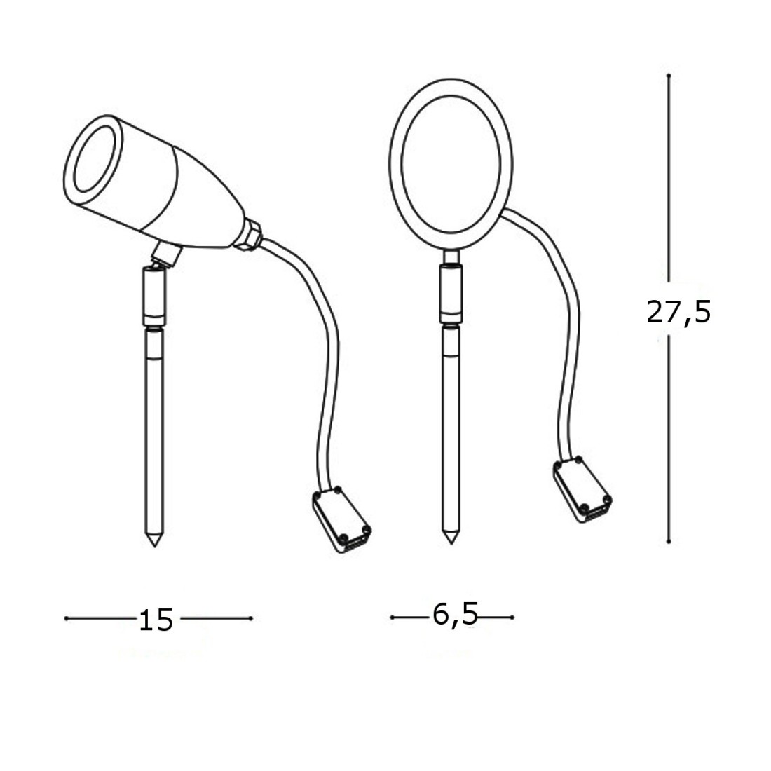 Lampada Picchetto classico Ideal Lux INSIDE 247045 G9 LED