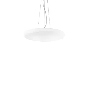 Pendelleuchte 3 Lichter D40cm milchweißes Glas E27 max. 60W.