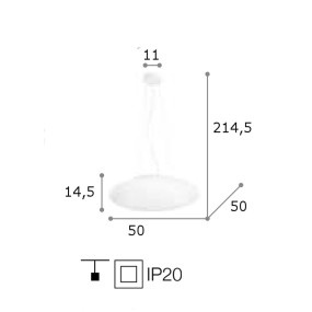 Pendelleuchte 3 Lichter D50cm milchweißes Glas E27 max. 60W.
