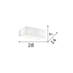 Ideal Lux BOX AP 2009537 009513 G9 LED lámpara de pared moderna