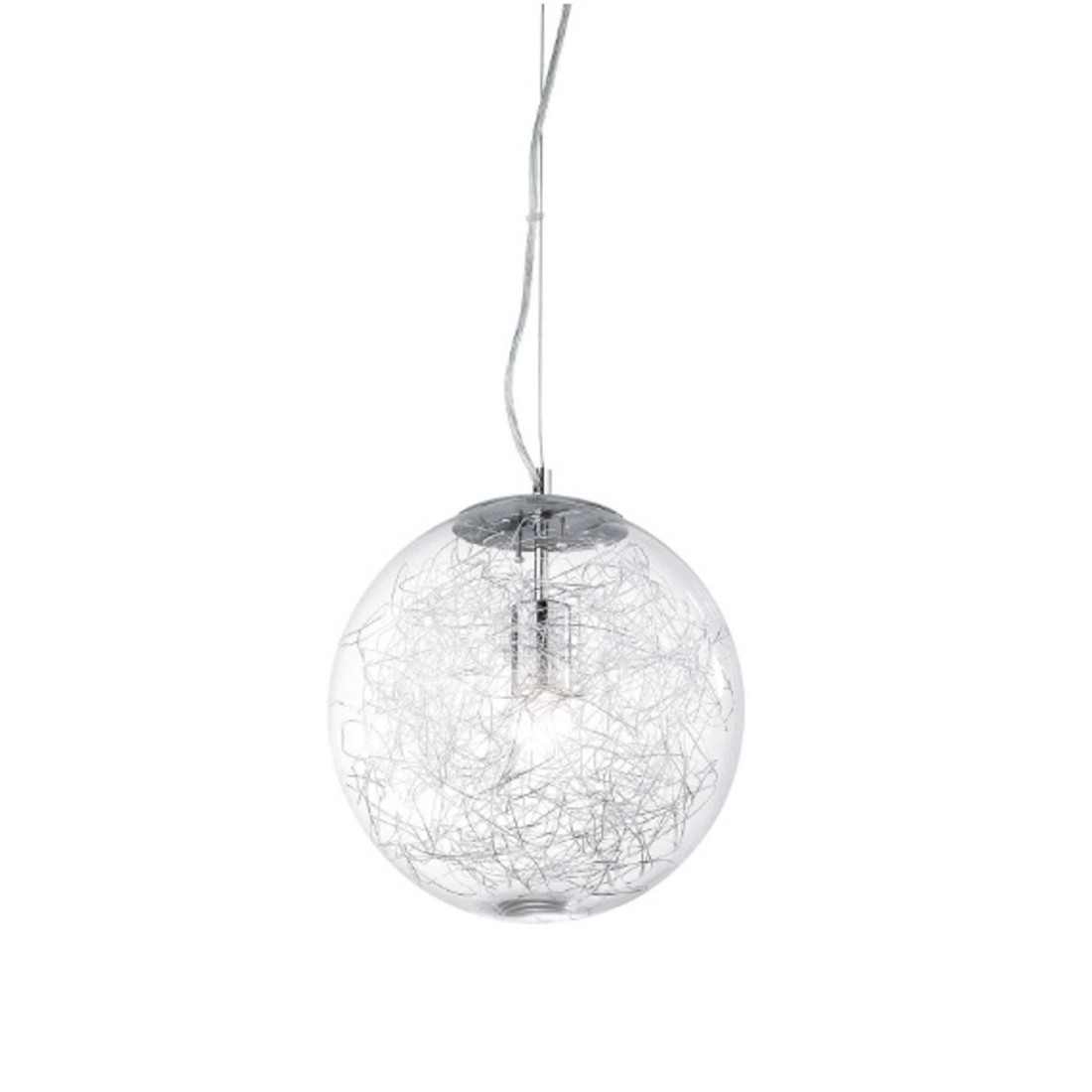 Lustre boule de verre moderne, E27 max. 60W.