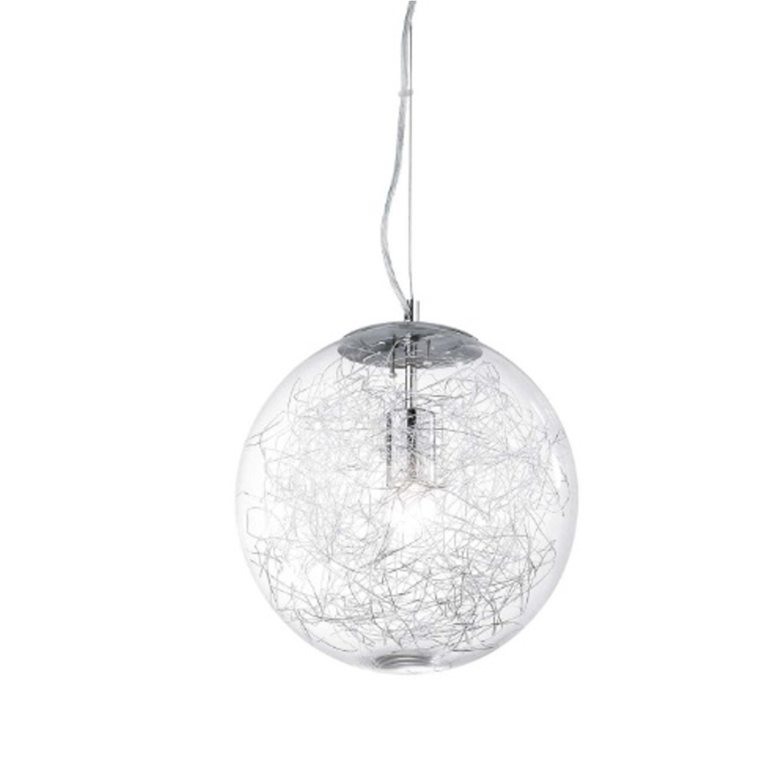 Lustre boule de verre moderne, E27 max. 60W.