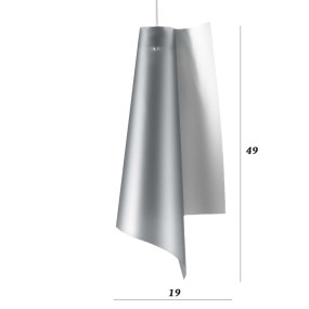 Lampadario Linea Zero VELA S50 E27 LED polilux