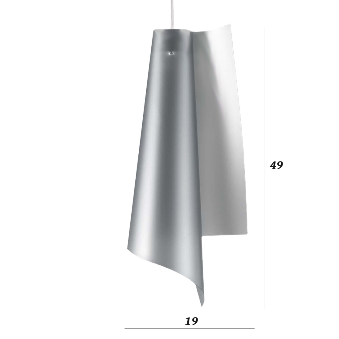 Lampadario Linea Zero VELA S50 E27 LED polilux