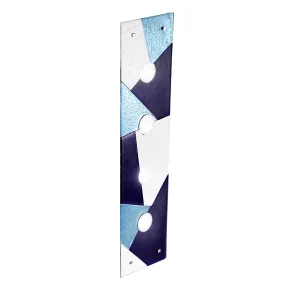 Familamp TRIGONO 330 AG MAXI blaue Glasdeckenleuchte