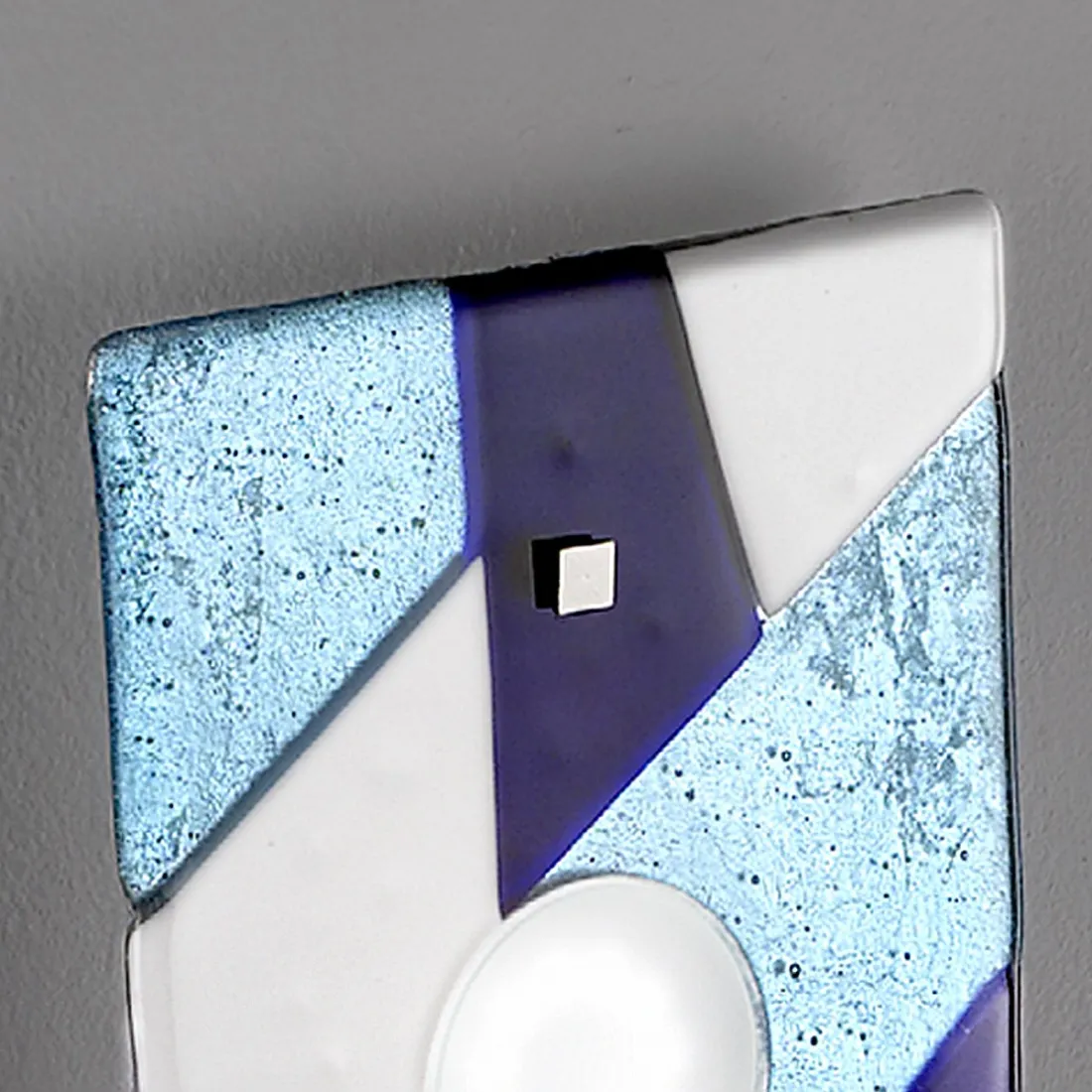 Applique en verre bleu Familamp TRIGONO 330 AP