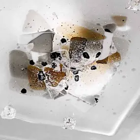 Familamp ABSTRACUS 325 AG MAXI plafonnier en verre coloré