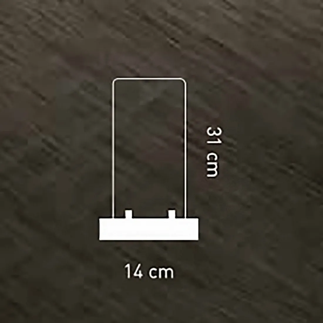 Abat-jour en verre Familamp COOPER 351 LP