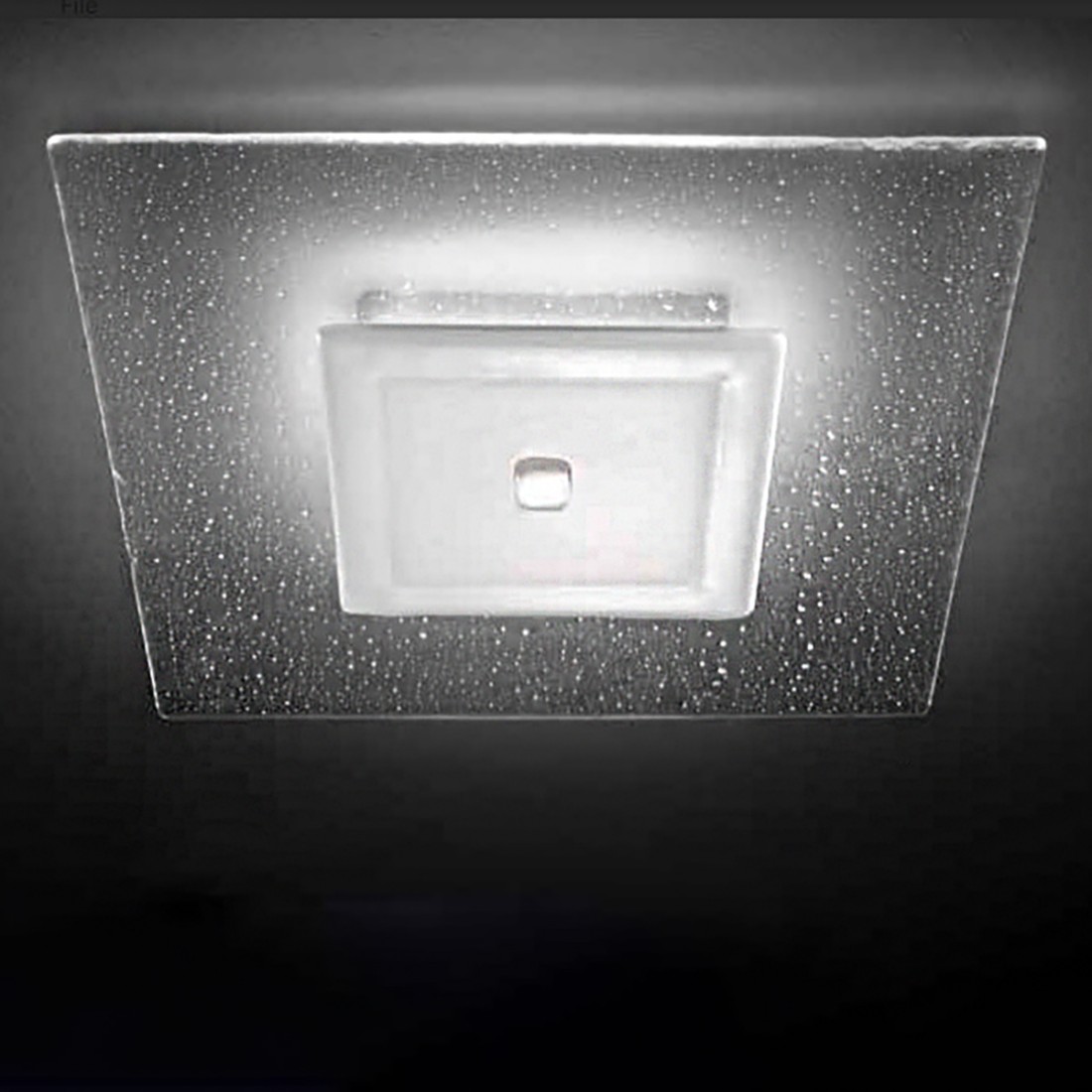 Familamp COOPER 351 PL60 plafonnier en verre