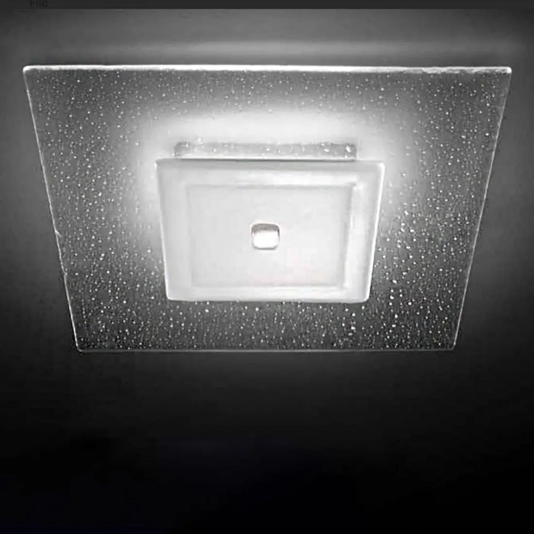 Familamp COOPER 351 PL60 plafonnier en verre