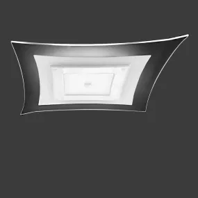Familamp BLOSSOM 353 PL55 plafonnier en verre blanc