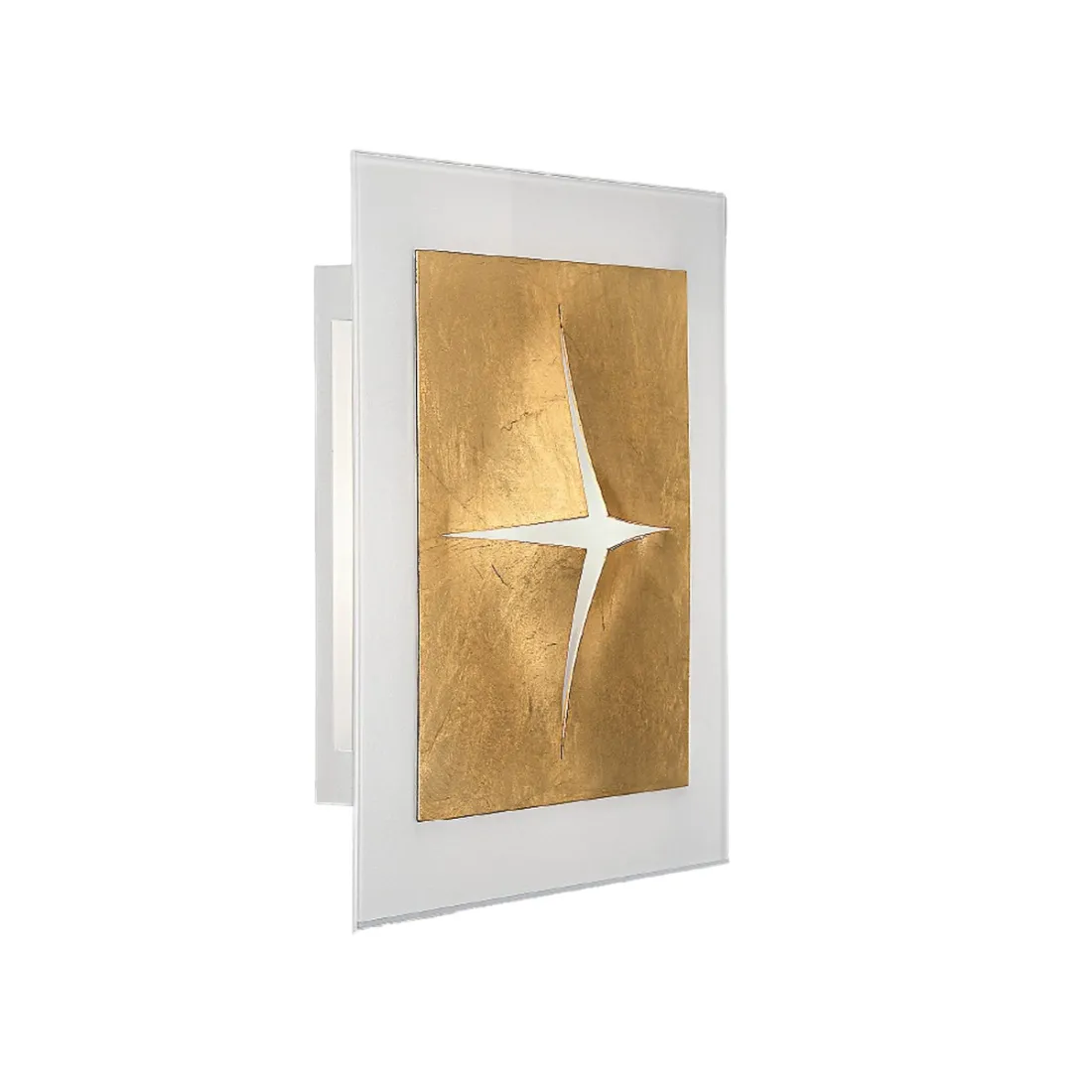 Aplique de pared clásico LAM 4525 1A E27 LED con corte central