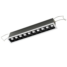LED-Einbaustrahler aus lackiertem Metall Moderne - (6) LED-Spots