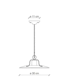 Lampadario rustico Ferroluce Retrò COUNTRY C1442 E27 LED