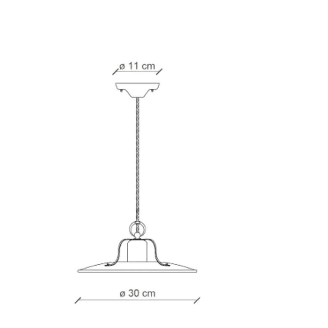 Lampadario rustico Ferroluce Retrò COUNTRY C1442 E27 LED