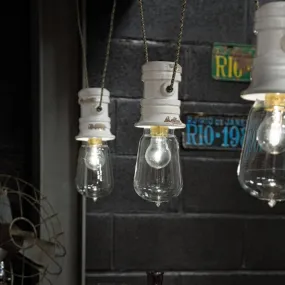 Araña rústica Ferroluce Retrò URBAN C1742 E27 LED