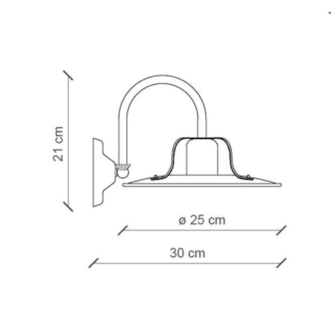 Mur rustique Ferroluce Retrò GRUNGE C1430 LED E27