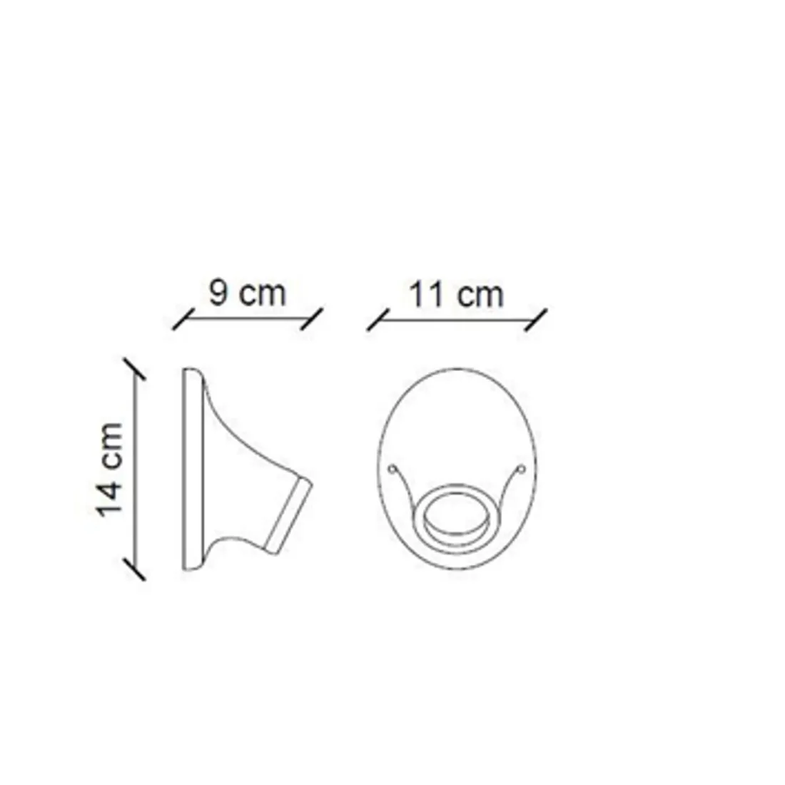 Aplique rústico Ferroluce Retrò VINTAGE C115 E27 LED