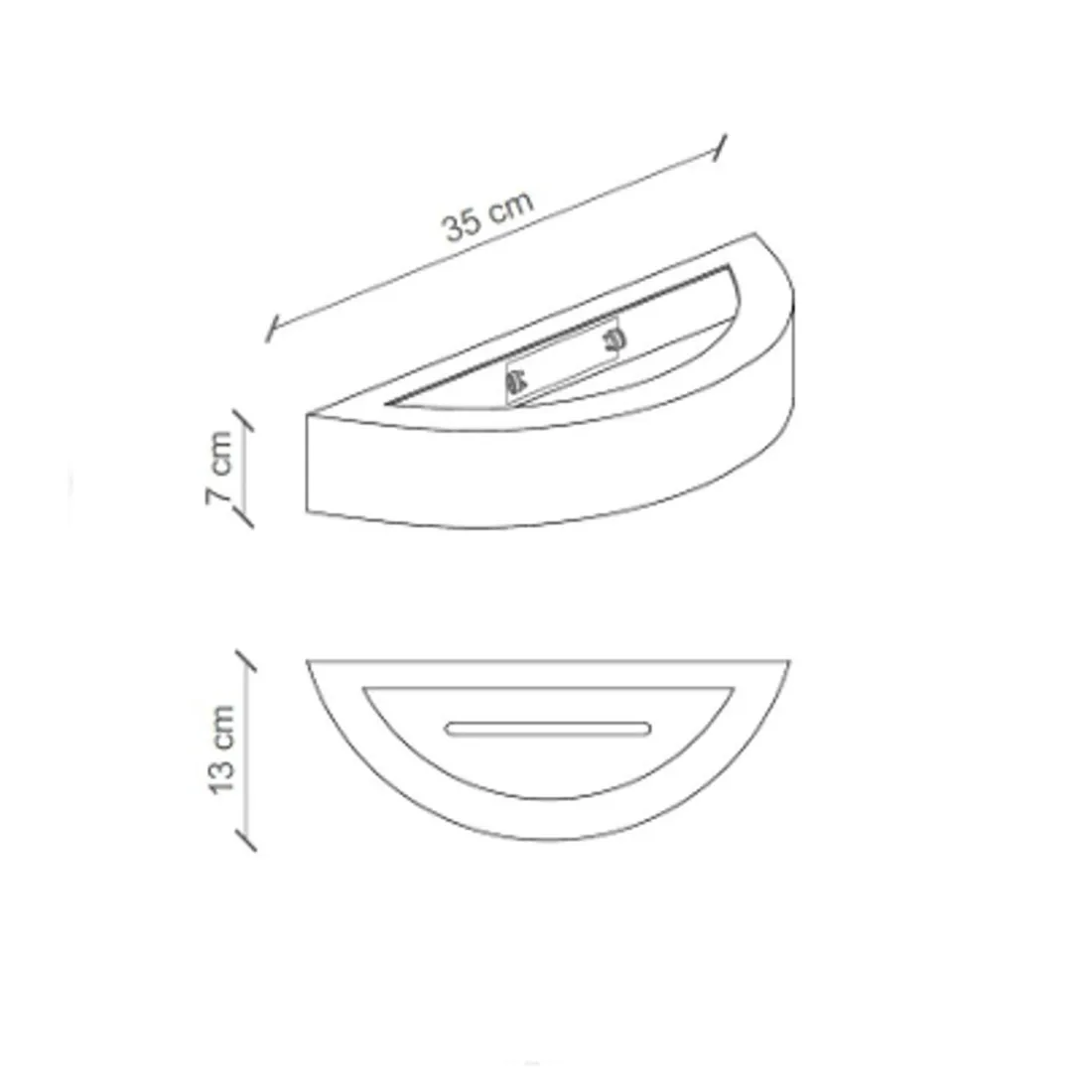 Aplique rústico Ferroluce Retrò VINTAGE C603 R7s LED