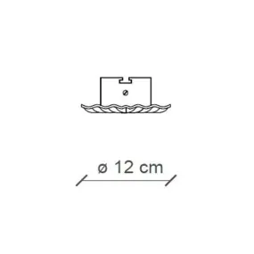 Rustikaler Einbaustrahler Ferroluce Retrò VINTAGE C480 GU10 LED