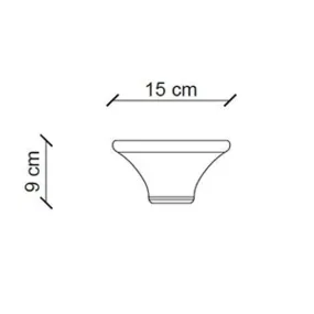 Plafón rústico Ferroluce Retrò VINTAGE C135 E27 LED