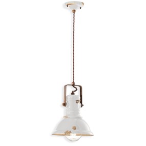 Lampadario rustico Ferroluce Retrò INDUSTRIAL C1691 E27 LED