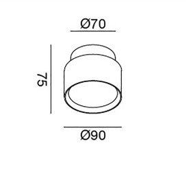 Plafonnier Gea Led GFA1070