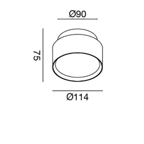 Gea Led GFA1071 LED-Deckenleuchte