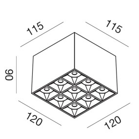 Plafoniera Gea Led GFA1141 LED