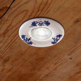Faretto incasso LED classico Ferroluce PESCARA C481 GU10 ceramica spot