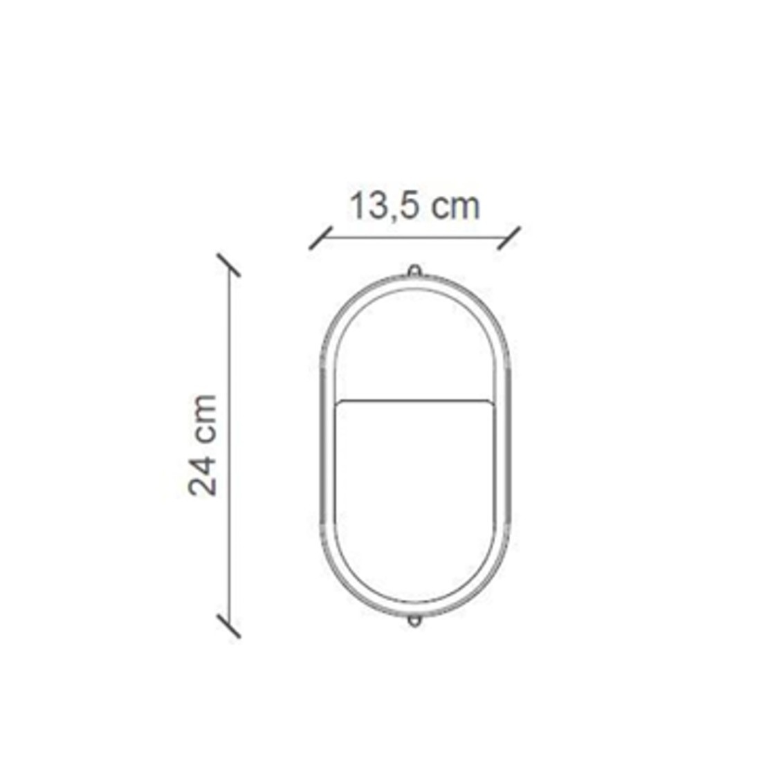 Aplique de pared LED BRINDISI C292 AP E27 Classic Ferroluce