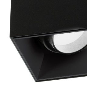 Plafoniera Gea Led GFA1231 GU10 LED faretto spot orientabile nero lampada soffitto