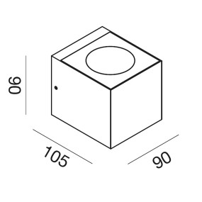 Gea Led -Wandleuchte GES1091 LED IP65