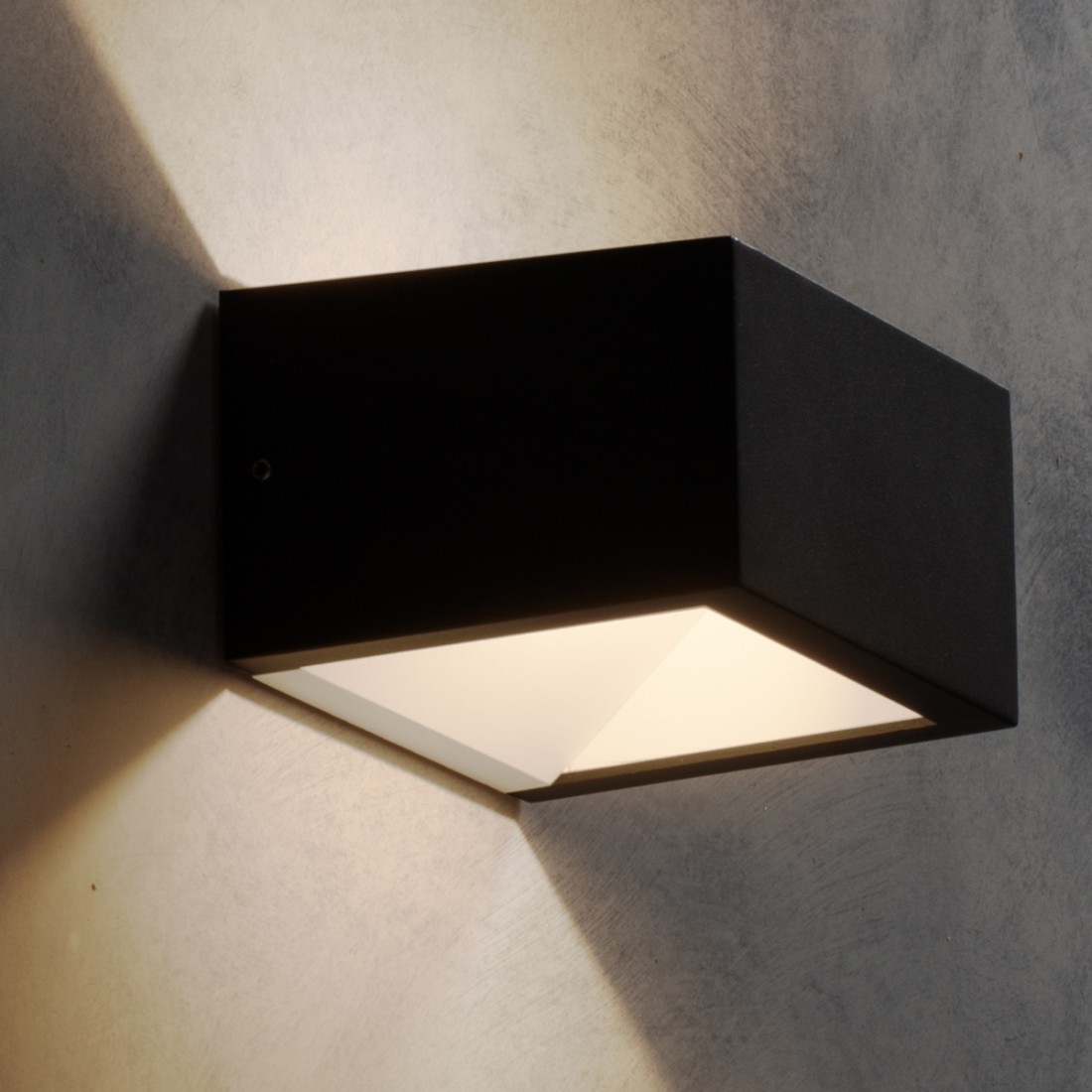 Applique murale anthracite Gea Led GES1150 IP54 LED blanche dynamique