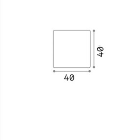 Lampada terra moderna Ideal Lux LUNA D40 PT1 191584 E27 LED