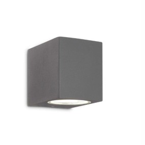Applique moderne cube blanc, anthracite ou noir pour extérieur IP44. LED.