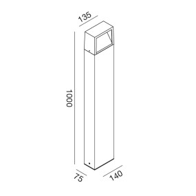 Lanterne d'extérieur Gea Led GES1162 100H