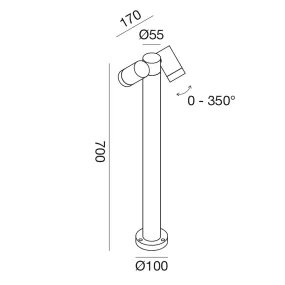 Lanterne extérieure Gea Led GES1123 70H