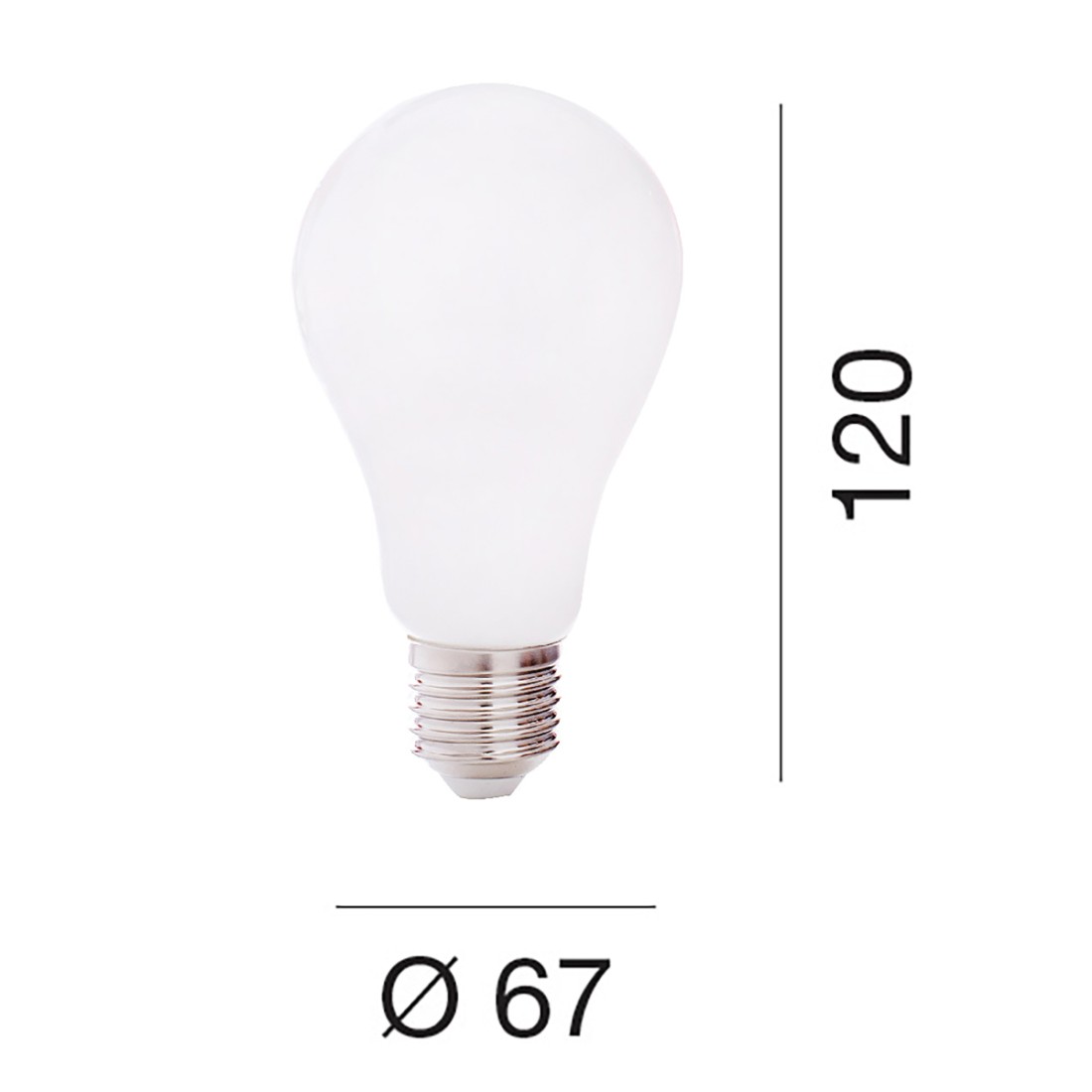 Gea Led GLA370B weiße Glasbirne