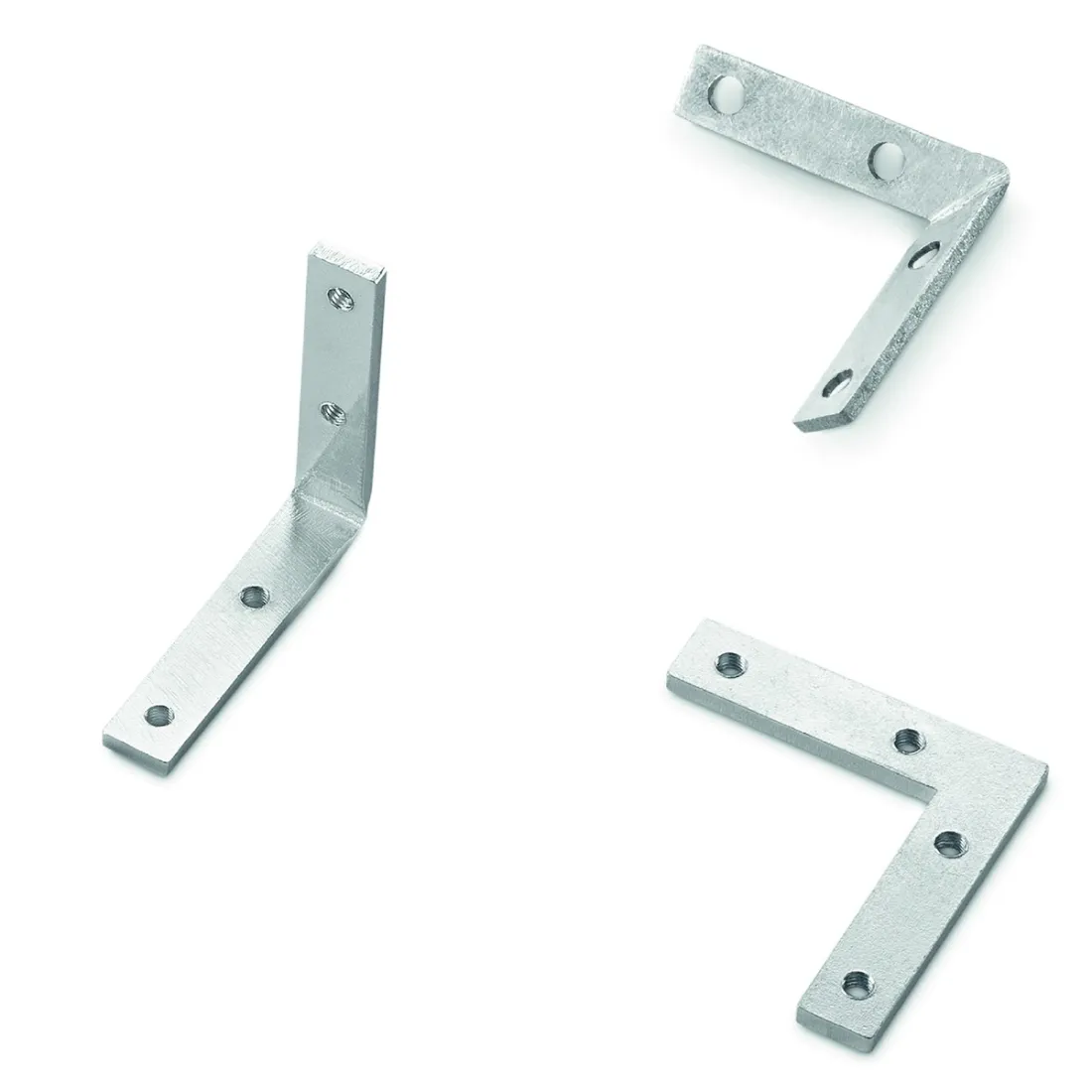 Kit empalme esquina Gea Led LUBIANA PLUKIA plata