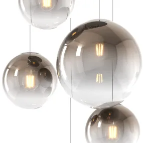 Lustre moderne Top Light BIG ECLIPSE 1194 CR S5 TMIX BR