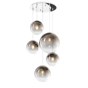 Moderner Kronleuchter Top Light BIG ECLIPSE 1194 CR S5 TMIX BR