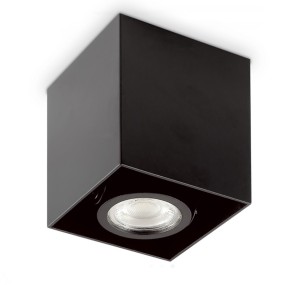 Faretto soffitto moderno Ideal Lux MOOD PL1 D09 SQUARE 140902 243948 GU10 LED spot orientabile