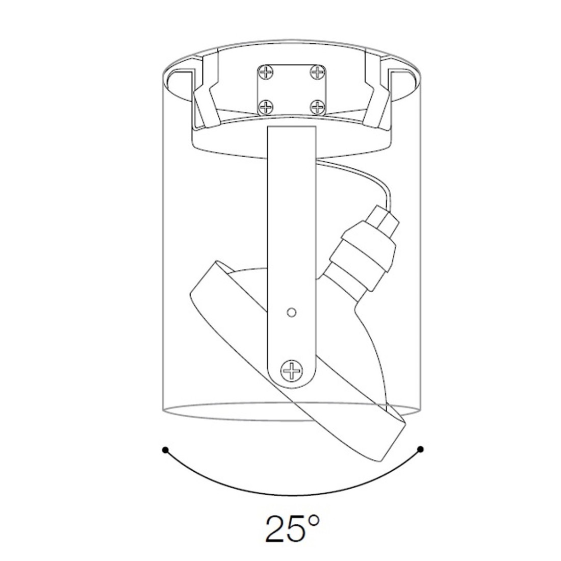 Projecteur d'extérieur LED orientable - Ideal Lux