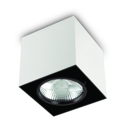 Moderner Deckenstrahler Ideal Lux MOOD PL1 D15 SQUARE 140933 243931 GU10 LED