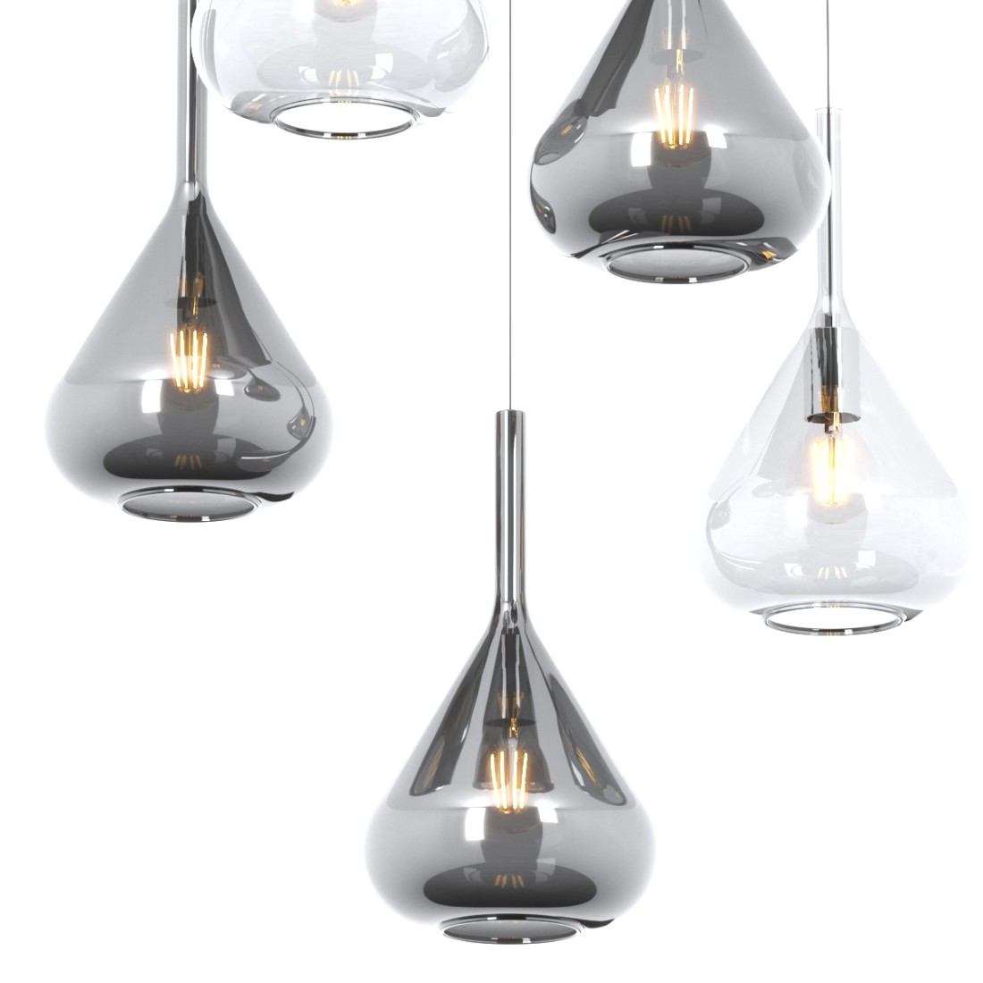 Lampadario Top Light KONA 1177 CR S5 R TF